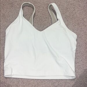 Lululemon Align White Tank Top sz 0